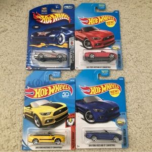 Hot Wheels Ford Mustangs